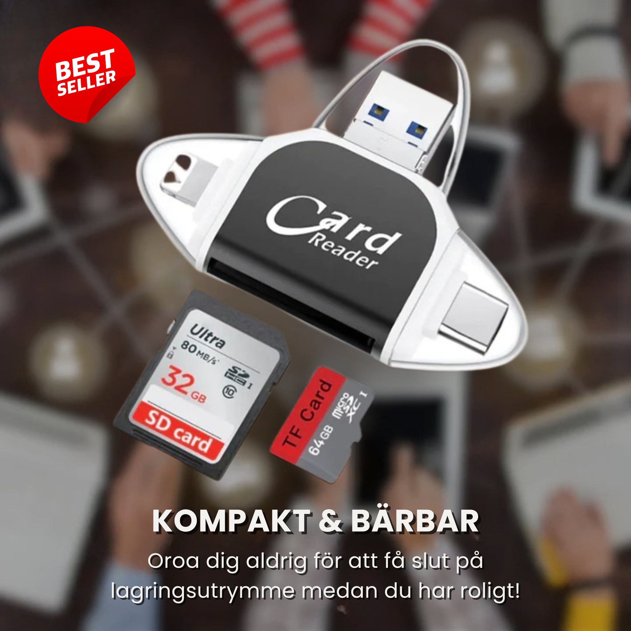 CardReader™ | Foto's eenvoudig overzetten!